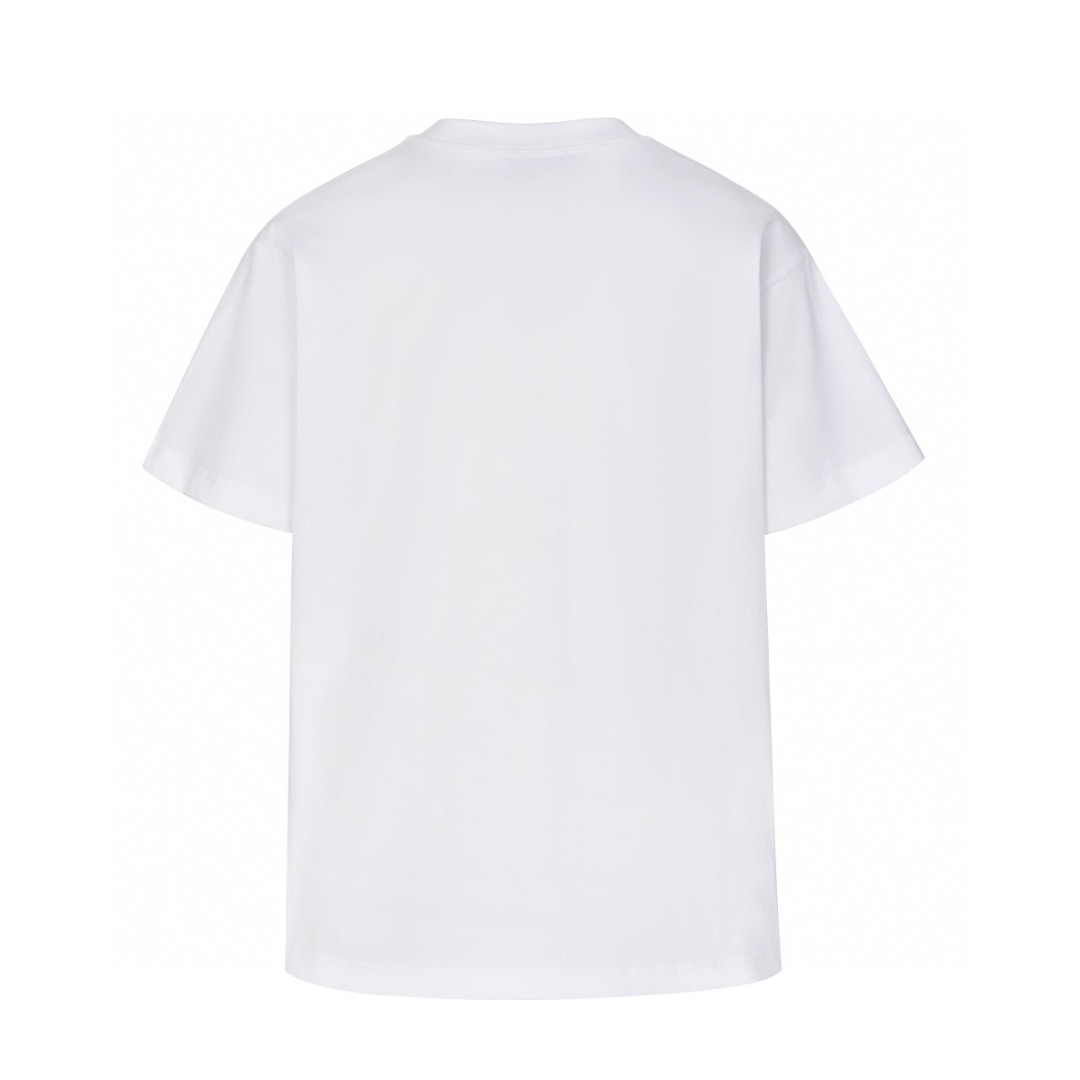 GUCCI 古驰 双G字母logo印花 短袖 T恤 圆领 套头 夏季 白色 784361-XJGKA-9074