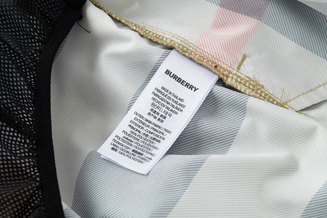 Burberry 巴宝莉 经典大格纹短裤 裤子 休闲裤 卡其色 