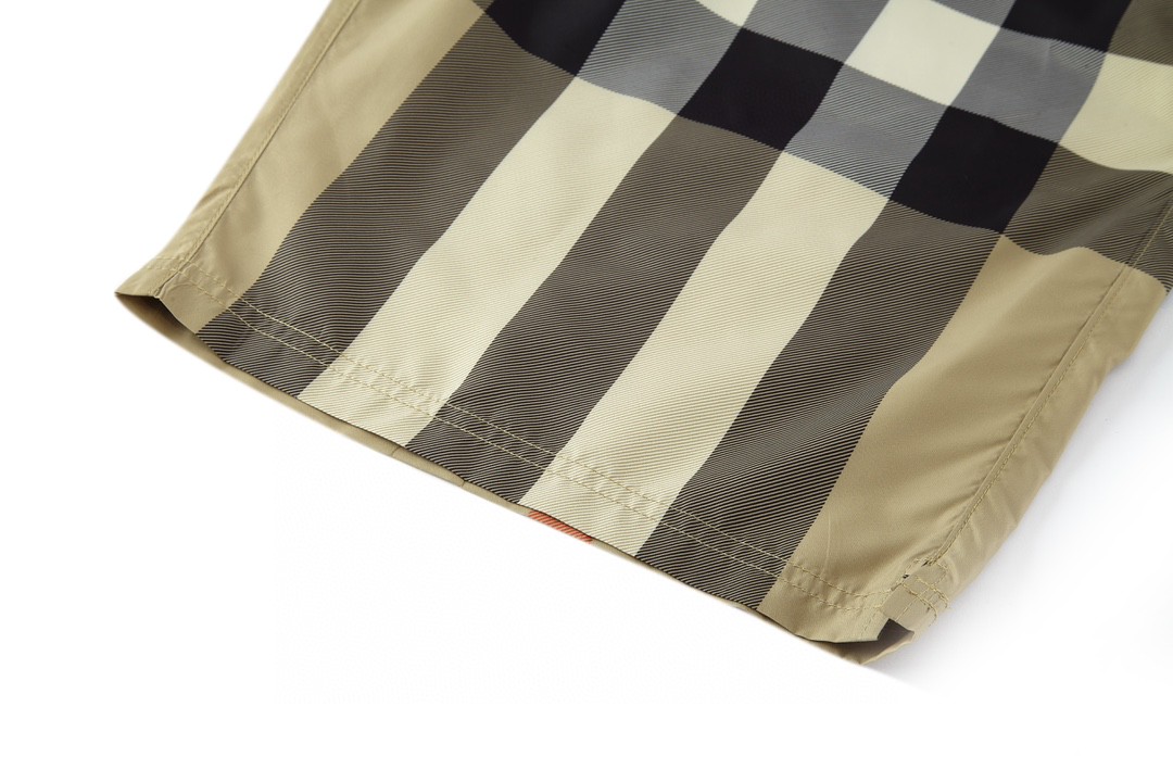 Burberry 巴宝莉 经典大格纹短裤 裤子 休闲裤 卡其色 