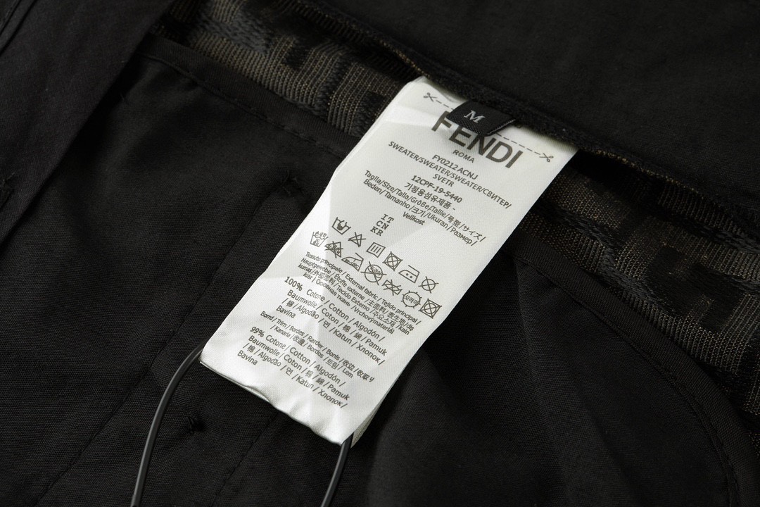 Fendi 芬迪 老花满印短裤 休闲裤 五分裤 棕色 