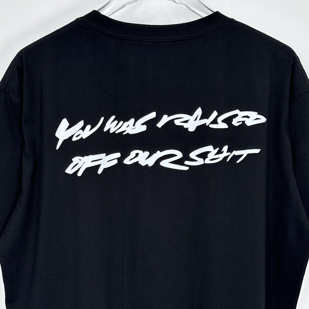 Supreme Futura 联名款 字母Logo印花短袖 T恤 黑色 白色 男女同款 SUP-SS24-002