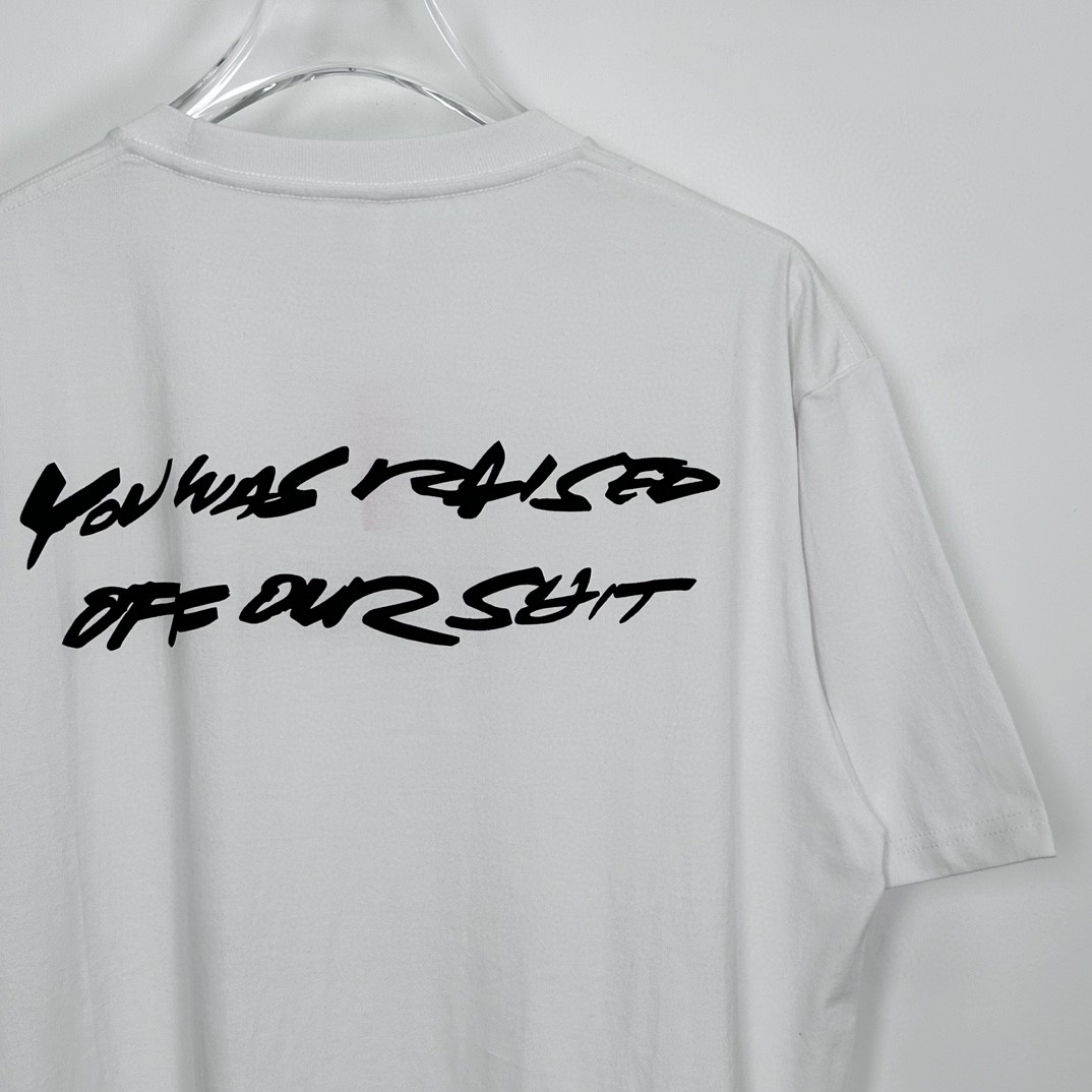 Supreme Futura 联名款 字母Logo印花短袖 T恤 黑色 白色 男女同款 SUP-SS24-002