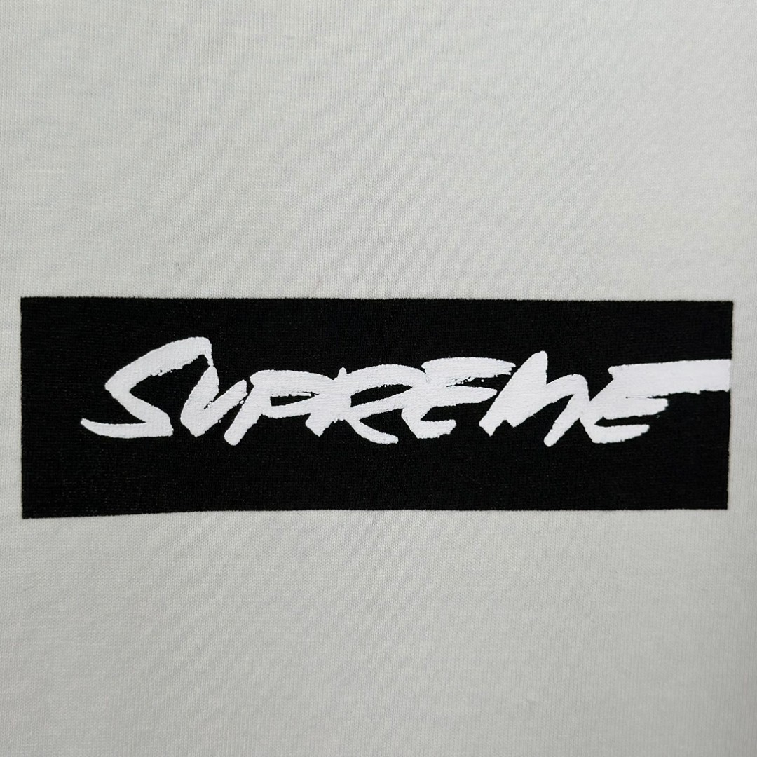 Supreme Futura 联名款 字母Logo印花短袖 T恤 黑色 白色 男女同款 SUP-SS24-002
