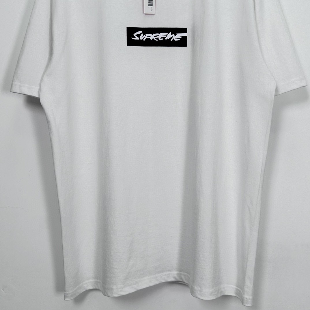 Supreme Futura 联名款 字母Logo印花短袖 T恤 黑色 白色 男女同款 SUP-SS24-002