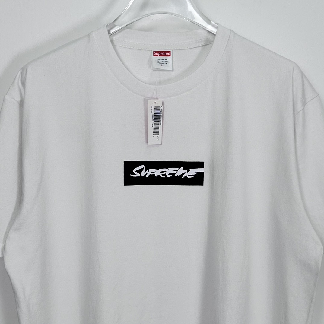 Supreme Futura 联名款 字母Logo印花短袖 T恤 黑色 白色 男女同款 SUP-SS24-002