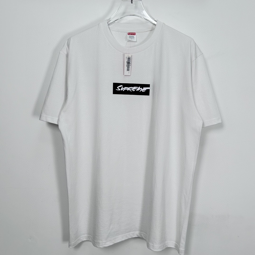 Supreme Futura 联名款 字母Logo印花短袖 T恤 黑色 白色 男女同款 SUP-SS24-002