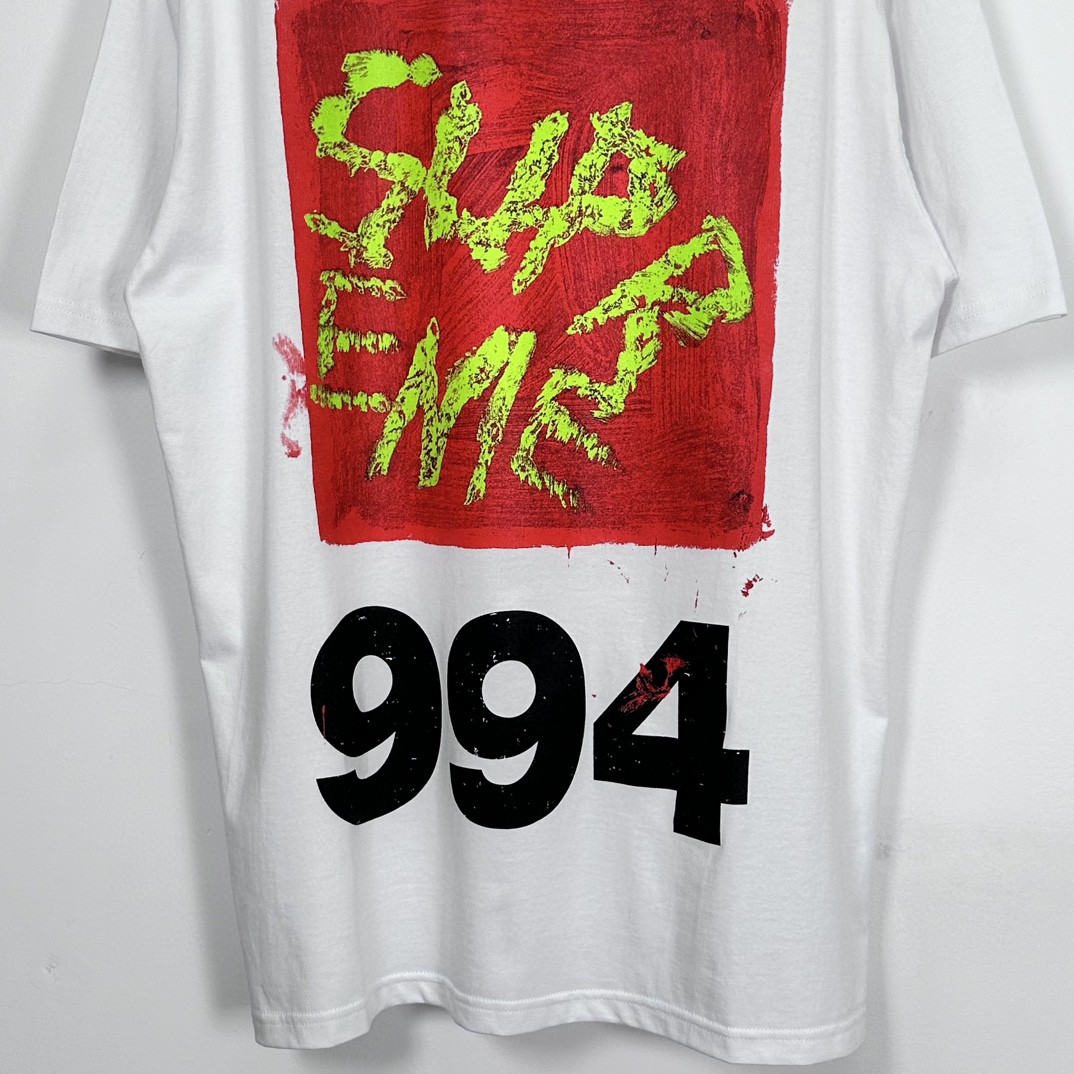 Supreme WEEK9 PAI NTTEE 后背印花短袖 T恤 黑色 白色 男女同款 SUP-SS24-158