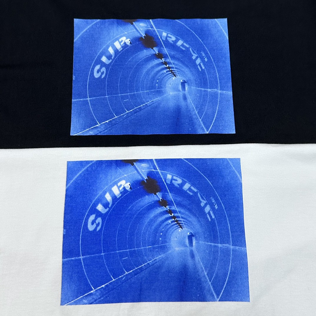 Supreme 隧道印花短袖 T恤 黑色 白色 男女同款 SUP-SS24-154