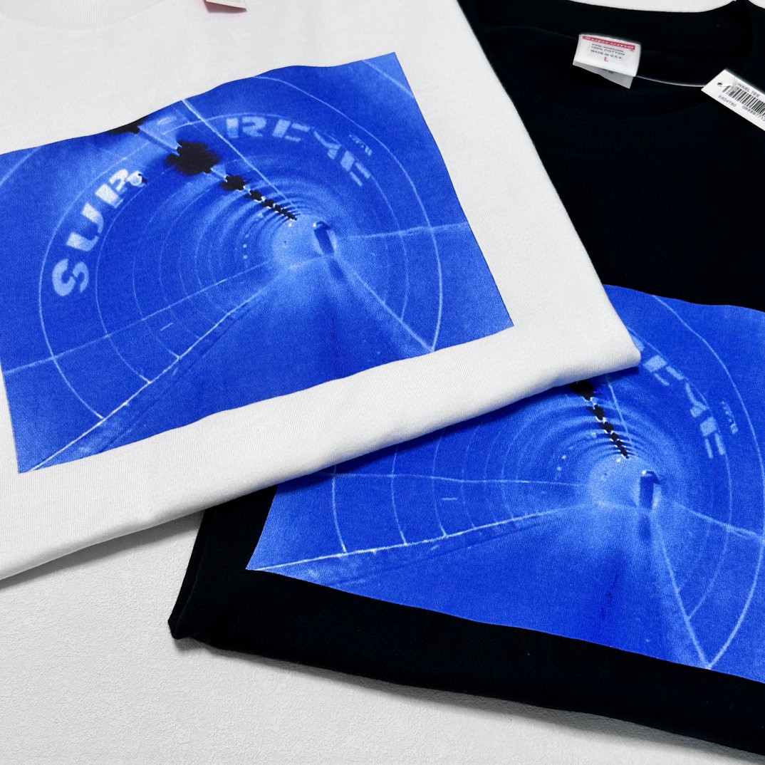 Supreme 隧道印花短袖 T恤 黑色 白色 男女同款 SUP-SS24-154