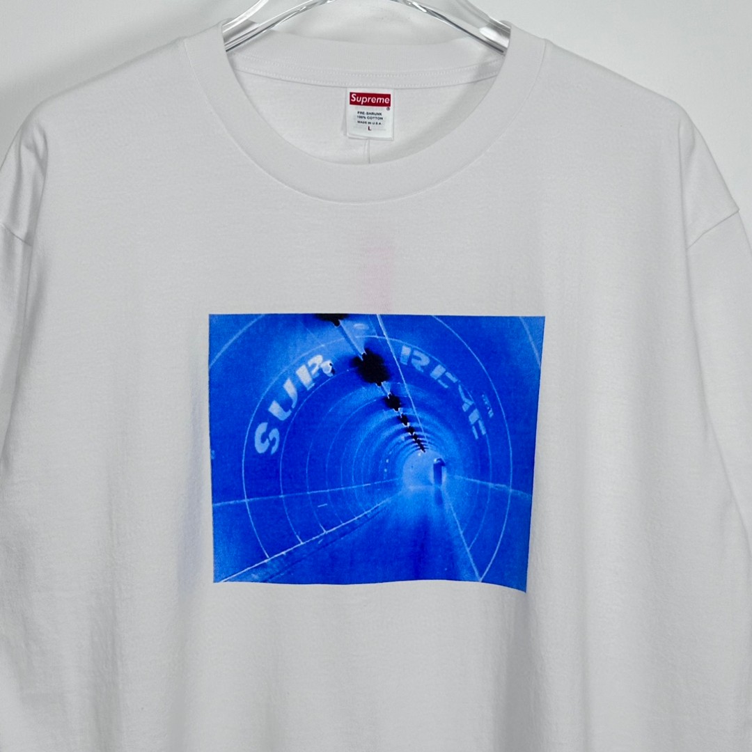 Supreme 隧道印花短袖 T恤 黑色 白色 男女同款 SUP-SS24-154