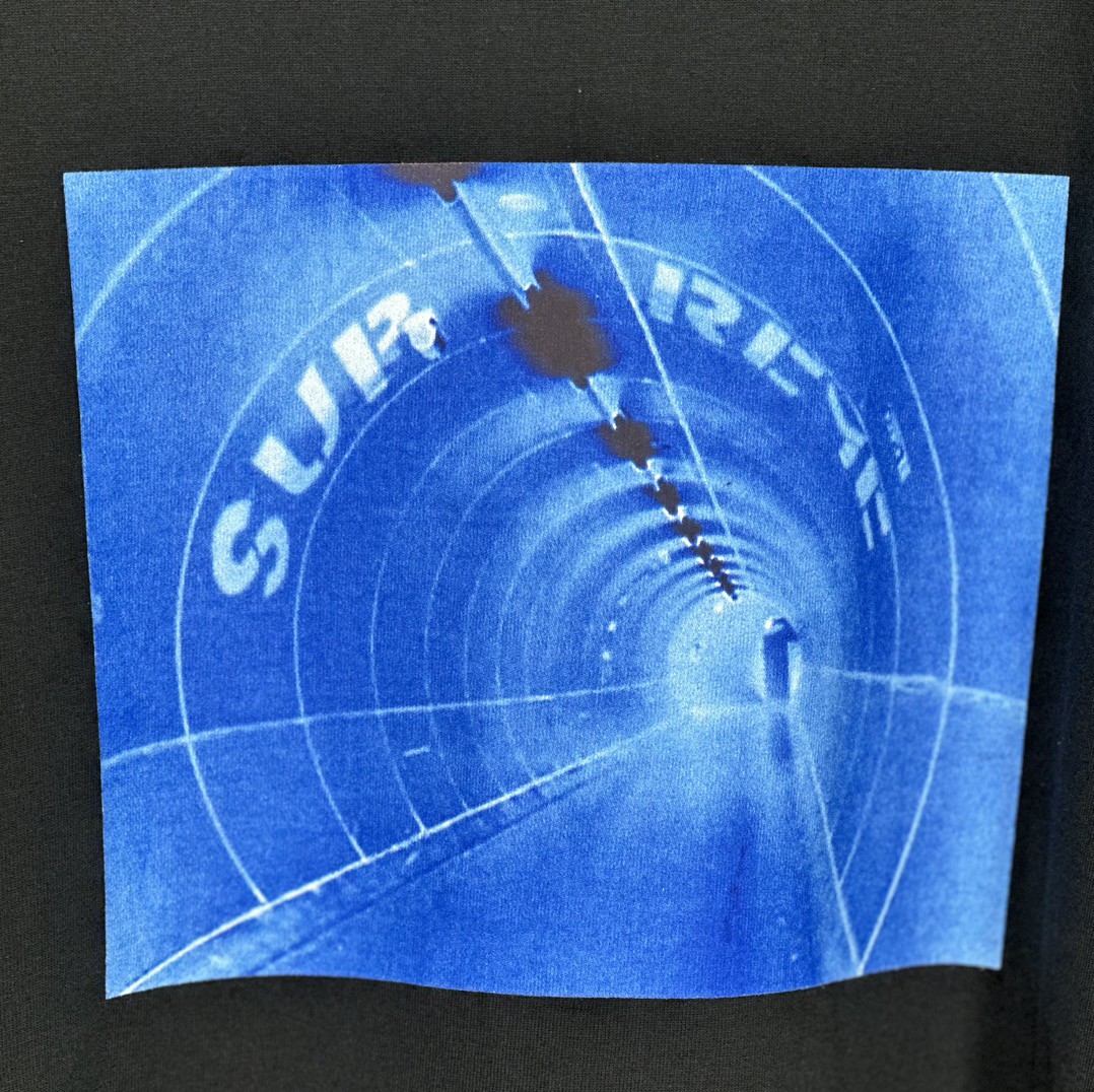 Supreme 隧道印花短袖 T恤 黑色 白色 男女同款 SUP-SS24-154