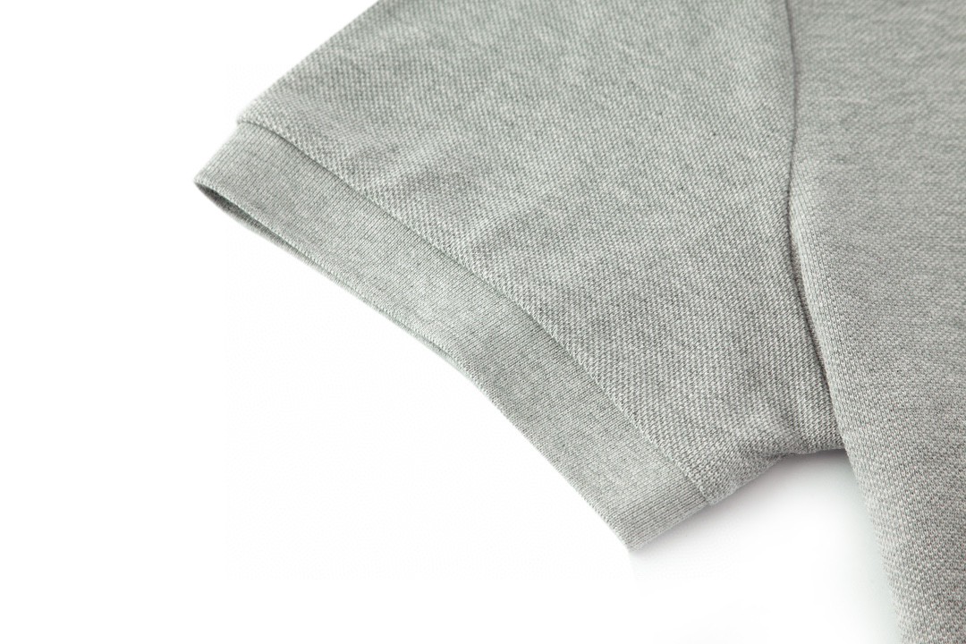 AMIPARIS Ami 爱心刺绣Polo衫 短袖 T恤 灰色 UPL0017600951