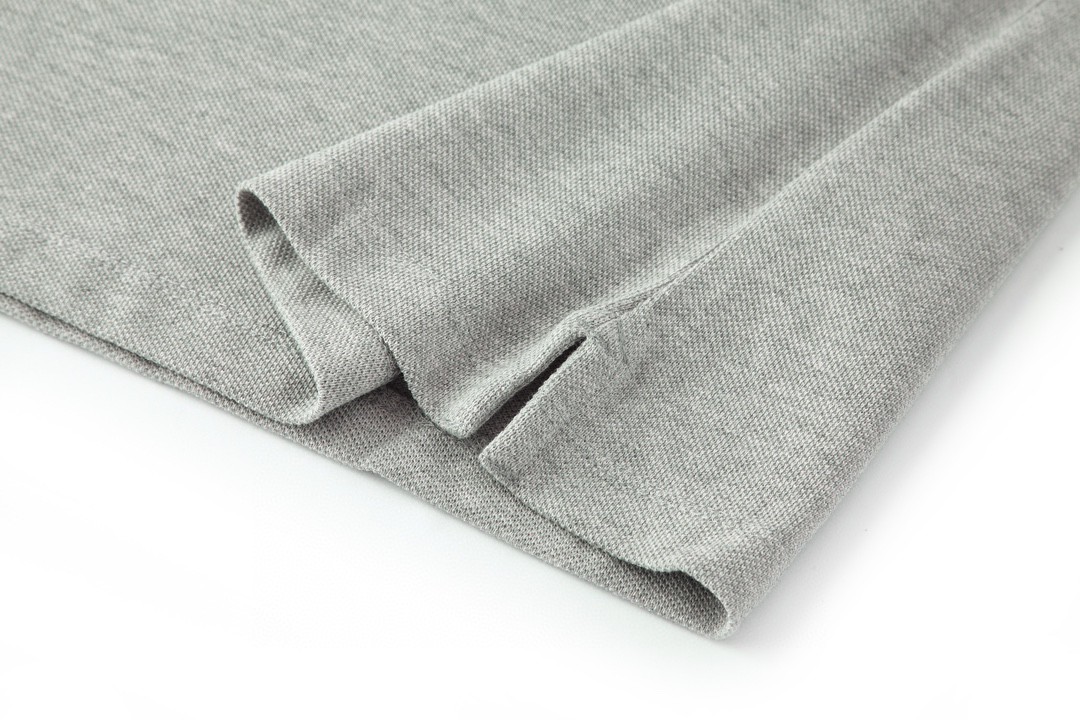 AMIPARIS Ami 爱心刺绣Polo衫 短袖 T恤 灰色 UPL0017600951