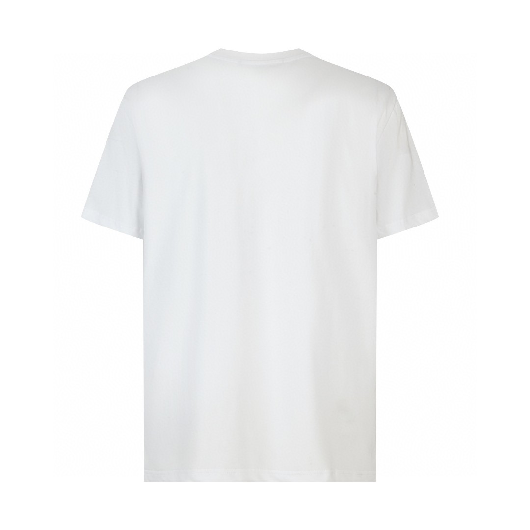 LOUIS VUITTON 路易威登 复古链条字母logo印花短袖 圆领 T 恤 上衣 夏款 白色 1AFN05