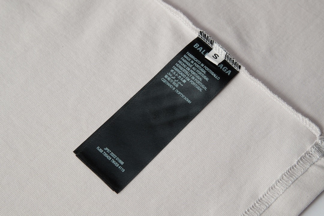 Balenciaga 巴黎世家 自由女神雕像字母logo印花短袖 T恤 圆领 短款 夏季 