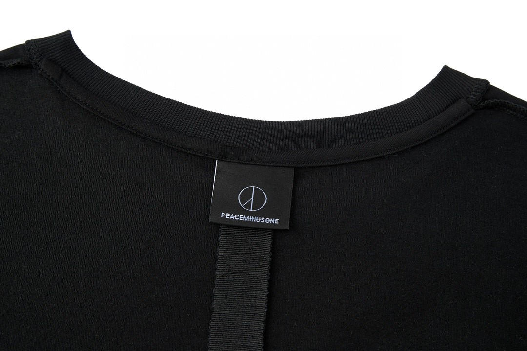  PEACEMINUSONE 权志龙 x fragmentdesign藤原浩闪电 雏菊短袖 T恤 夏款 黑色 