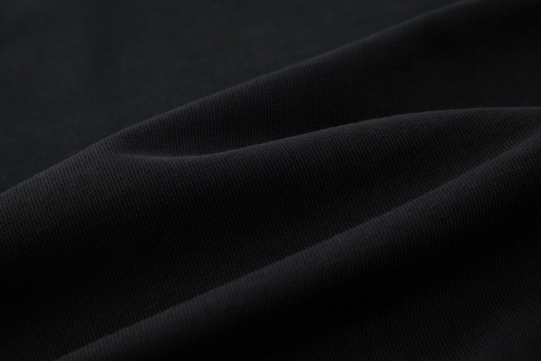 PRADA 普拉达 字母刺绣logo Polo衫 短袖 T恤 黑色 