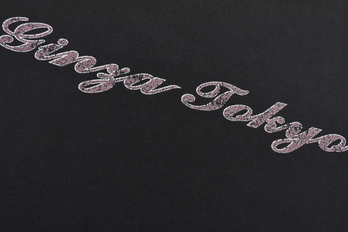 Balenciaga 巴黎世家 东京铁塔字母logo短袖 T恤 圆领 短款 夏季 黑色