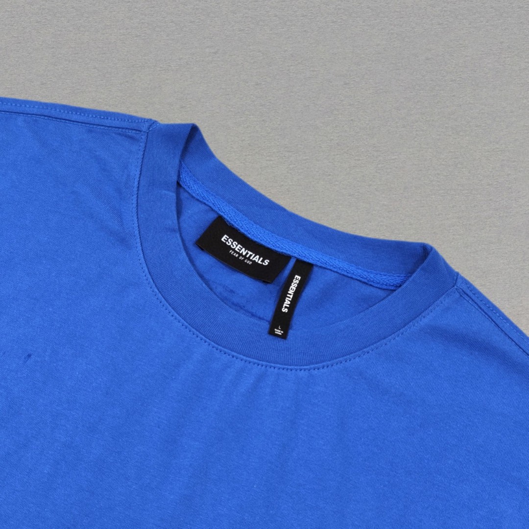Fear of God T-Shirt FOG 字母logo印花 短袖 T恤 夏款 蓝色