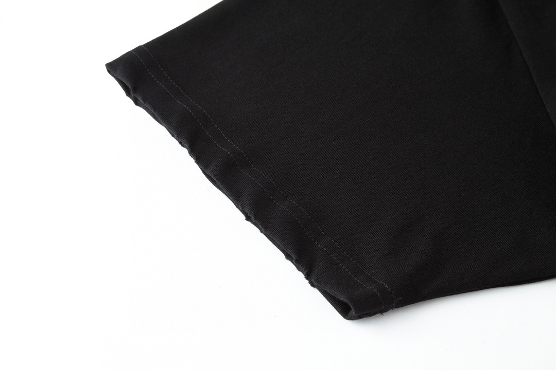 Balenciaga 巴黎世家 字母Logo印花 短袖 T恤 圆领 短款 夏季 黑色 787349TQVP41200