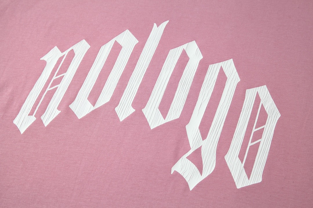 Balenciaga 巴黎世家 字母Logo印花 短袖 T恤 圆领 短款 夏季 粉色 787349TQVP45708