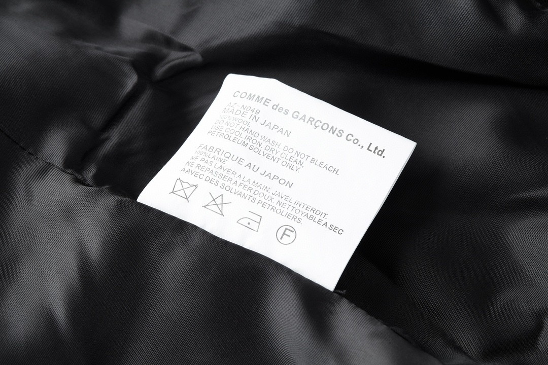 Chrome Hearts 克罗心 CDG 联名西装外套 长袖 黑色