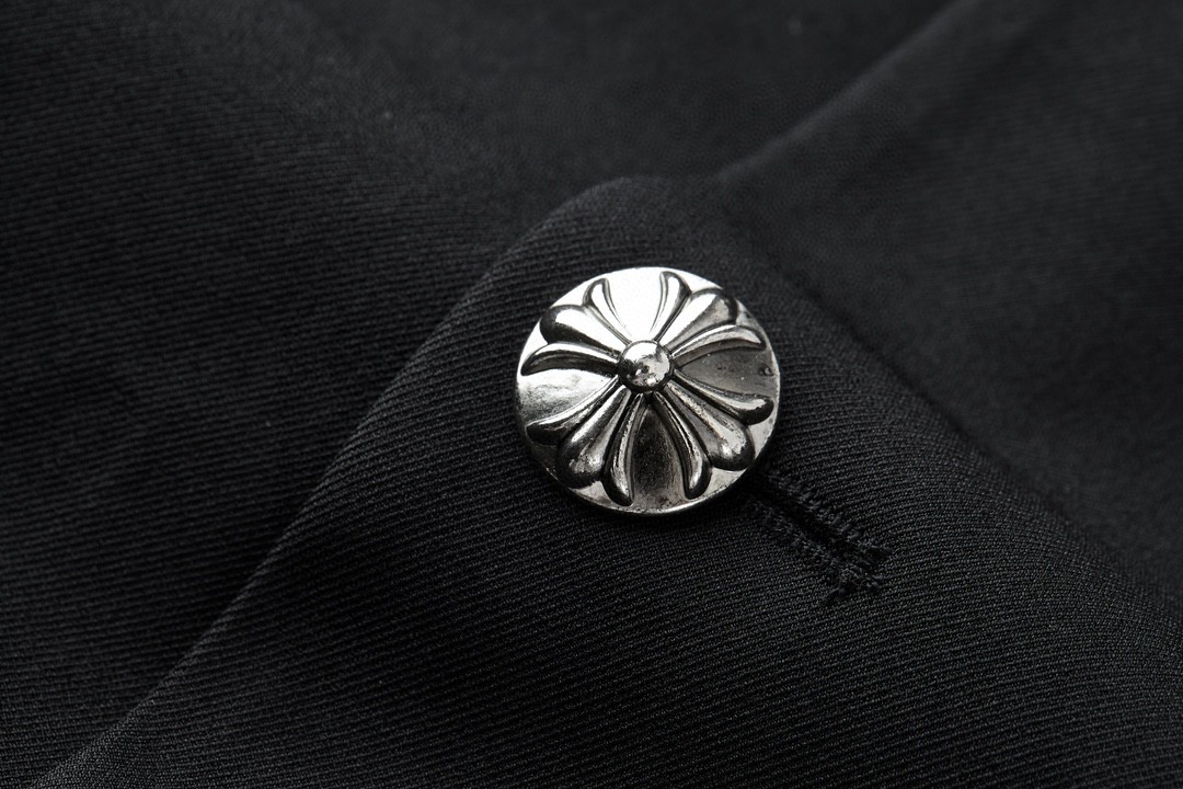 Chrome Hearts 克罗心 CDG 联名西装外套 长袖 黑色
