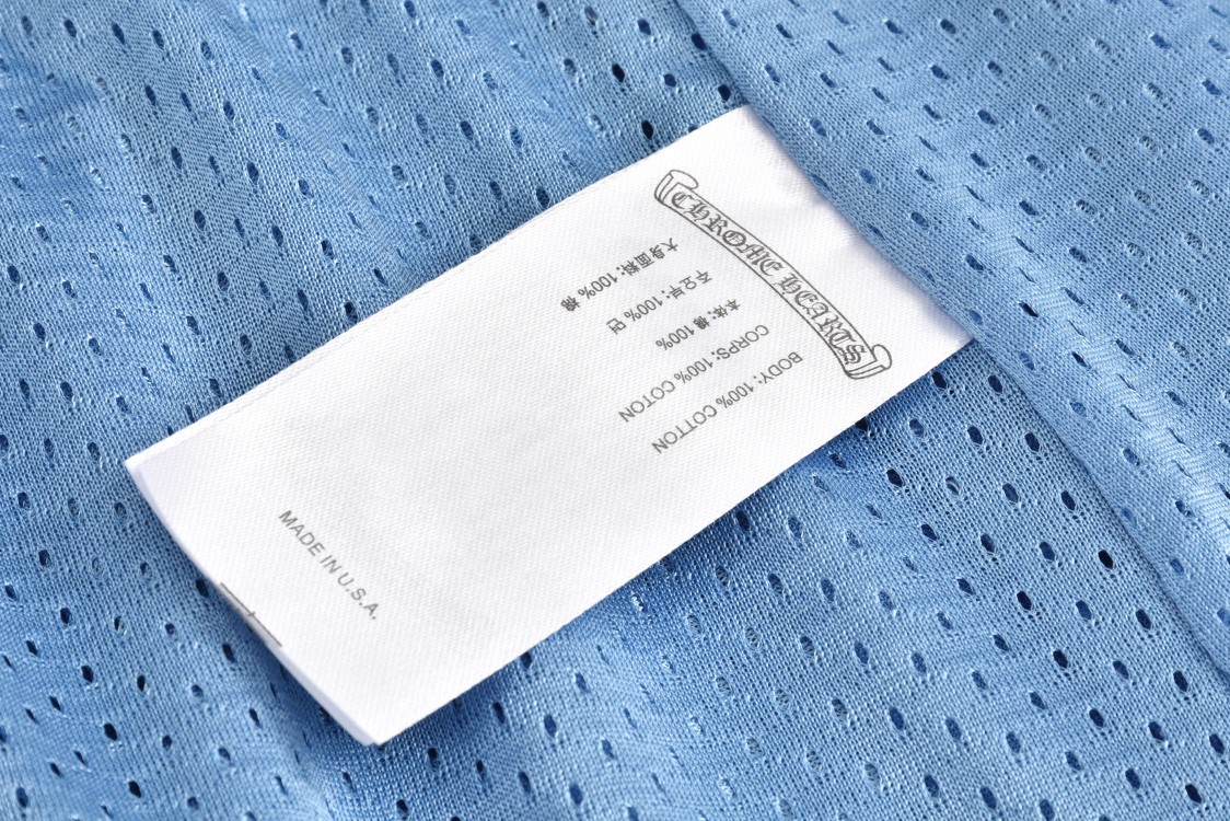 Chrome Hearts 克罗心 冰球服系列网眼短裤 五分裤 休闲裤 蓝色 CH-20232831