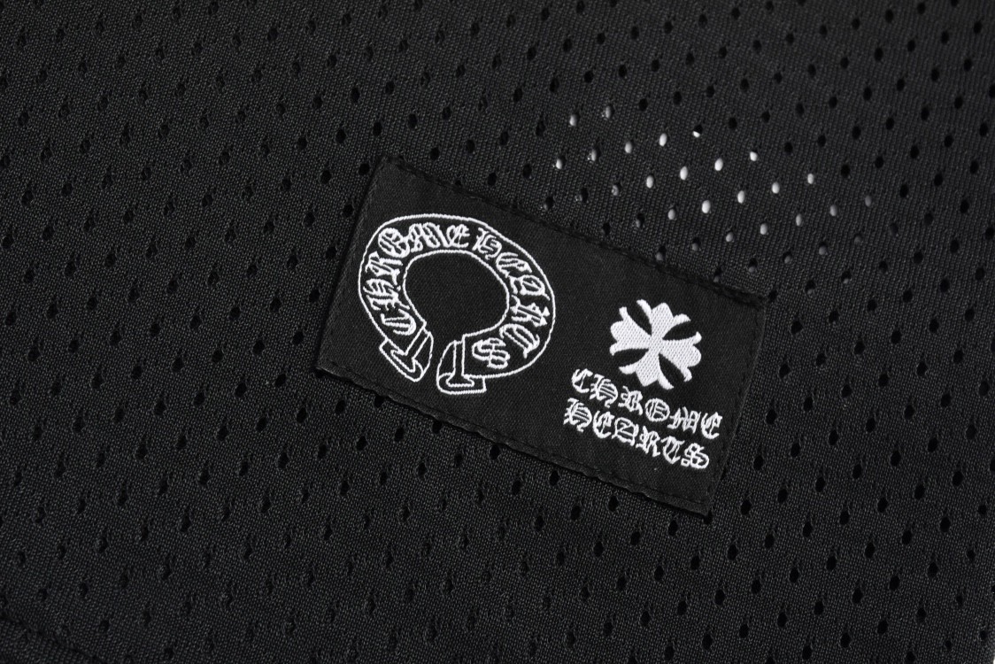 Chrome Hearts 克罗心 冰球服系列网眼短袖 T恤 黑色 CH-20231186