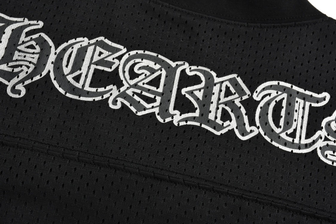 Chrome Hearts 克罗心 冰球服系列网眼短袖 T恤 黑色 CH-20231186