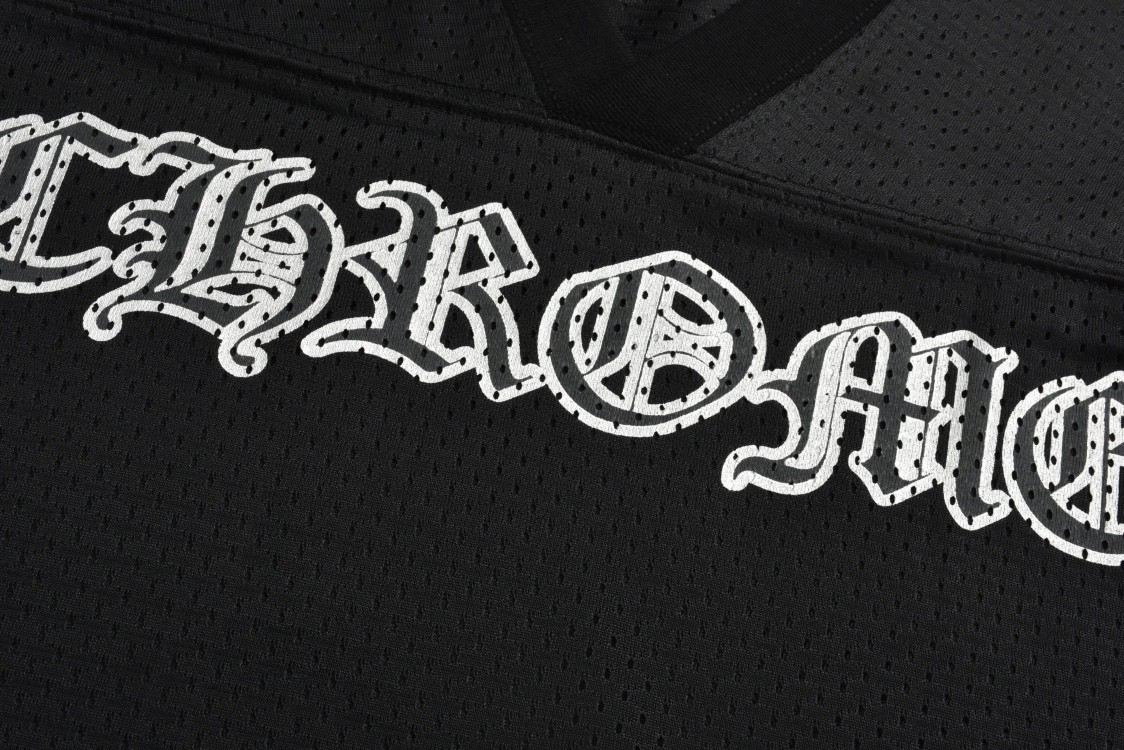 Chrome Hearts 克罗心 冰球服系列网眼短袖 T恤 黑色 CH-20231186