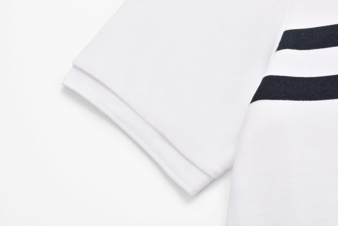 GUCCI 古驰 字母logo条纹Polo衫 短袖 T恤 夏季 白色 788016-XJGJX-9081