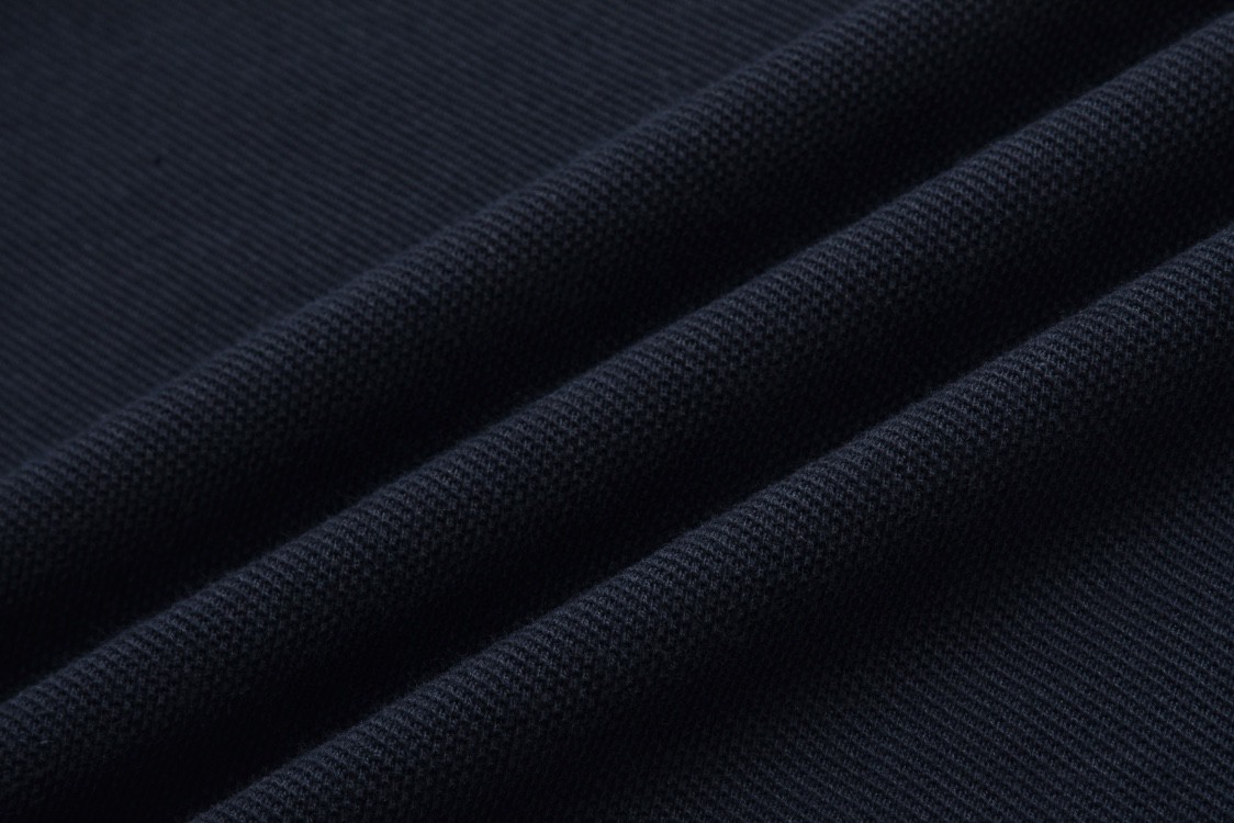 GUCCI 古驰 字母刺绣条纹边饰Polo衫 短袖 T恤 夏季 海军蓝 788024-XJGJY-4215