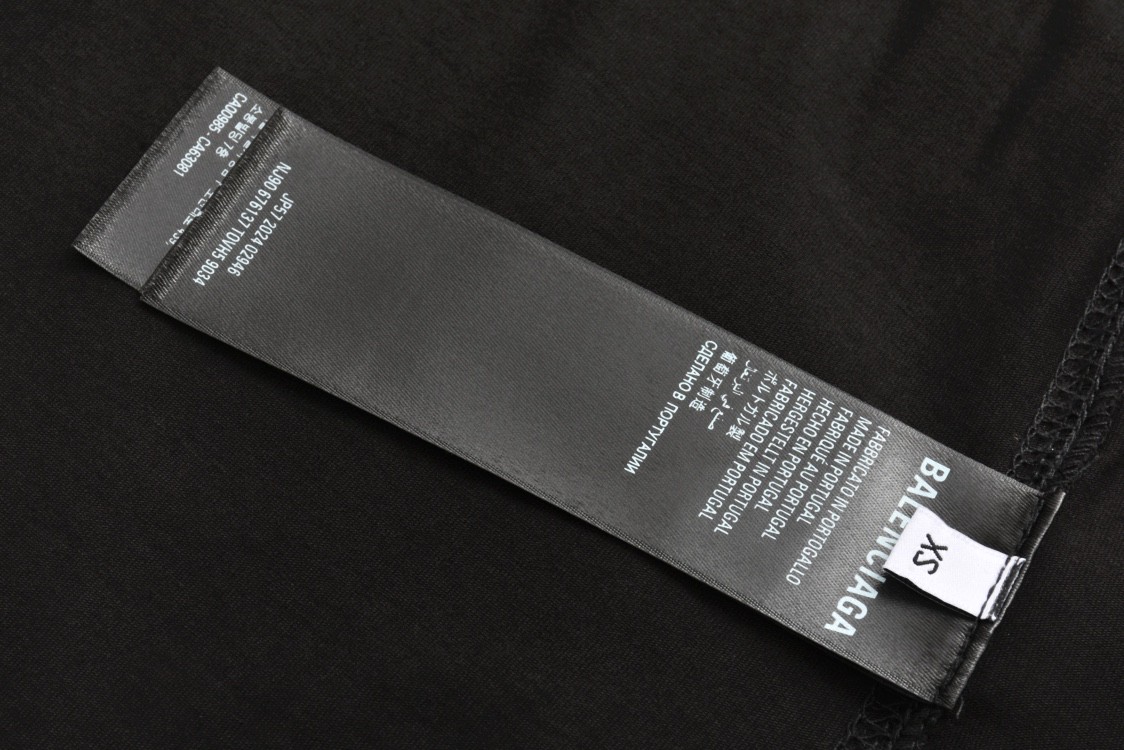 Balenciaga 巴黎世家 纯色小徽标运动裤 休闲裤 长裤 夏季 黑色 