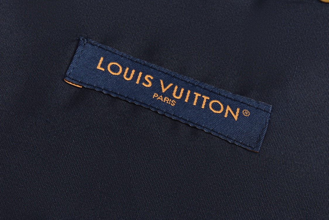 LOUIS VUITTON 路易威登 植绒满印牛仔裤 短裤 五分裤 