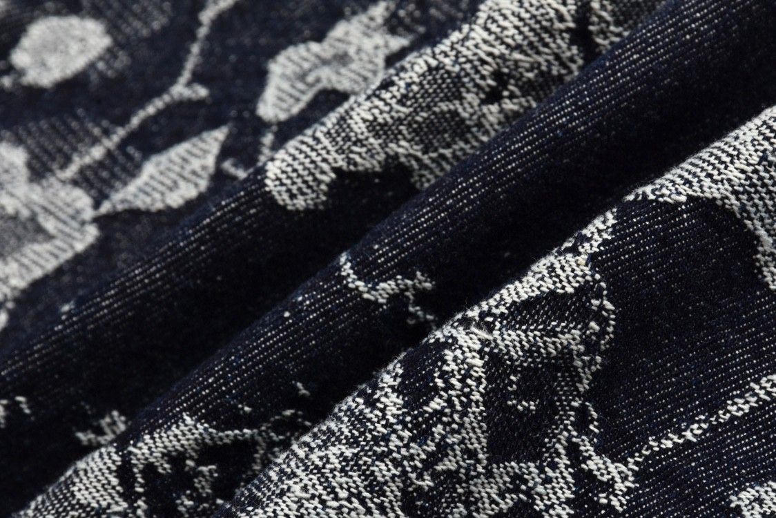 LOUIS VUITTON 路易威登 植物满印牛仔衬衫 外套 短袖 