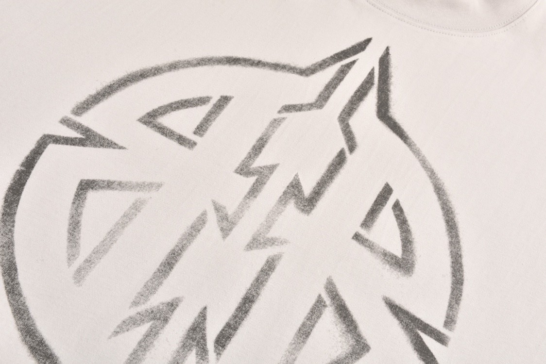 Balenciaga 巴黎世家 异性BB图案印花 圆领 短袖 T恤 夏季 白色 616036-XJEJC-9095