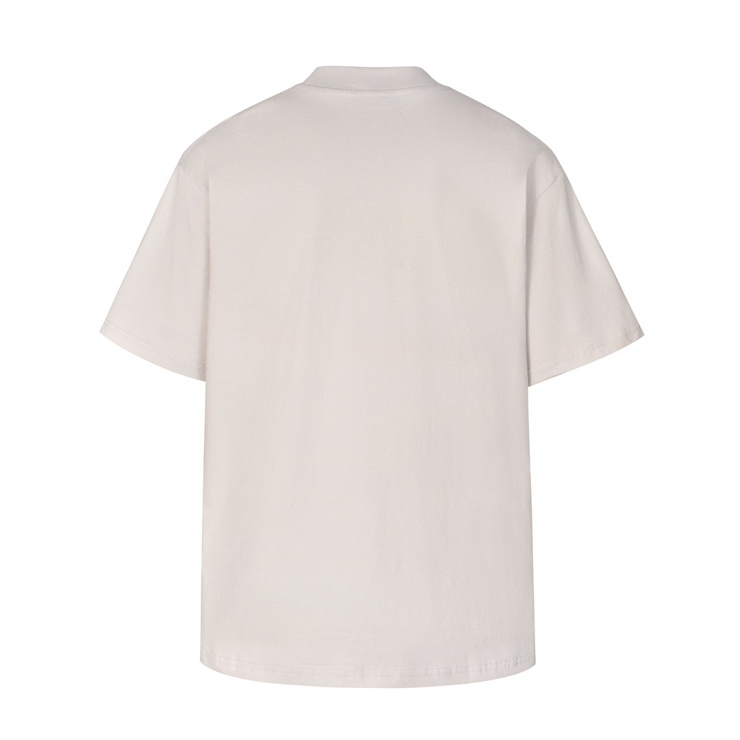 Balenciaga 巴黎世家 异性BB图案印花 圆领 短袖 T恤 夏季 白色 616036-XJEJC-9095