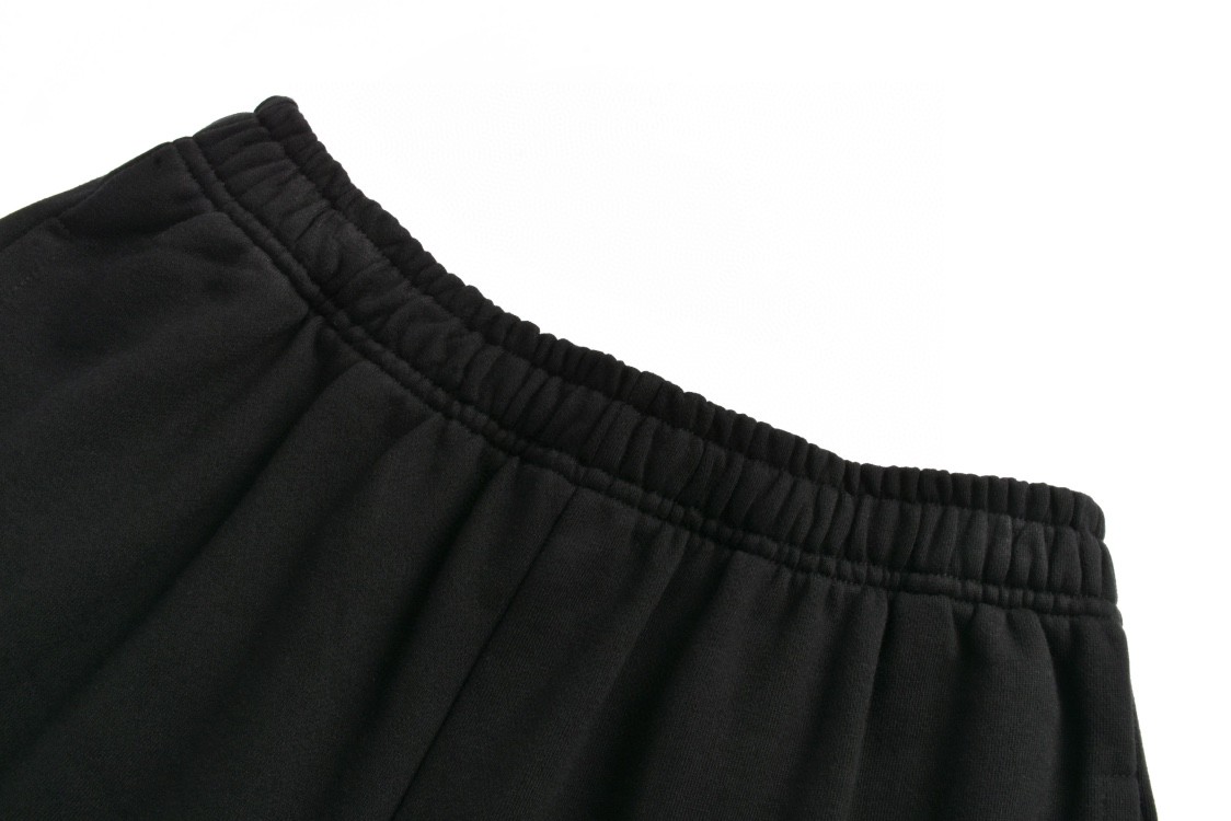 Balenciaga 巴黎世家 安德玛 联名款 字母刺绣logo短裤 五分裤 休闲裤 运动裤 夏季 黑色 