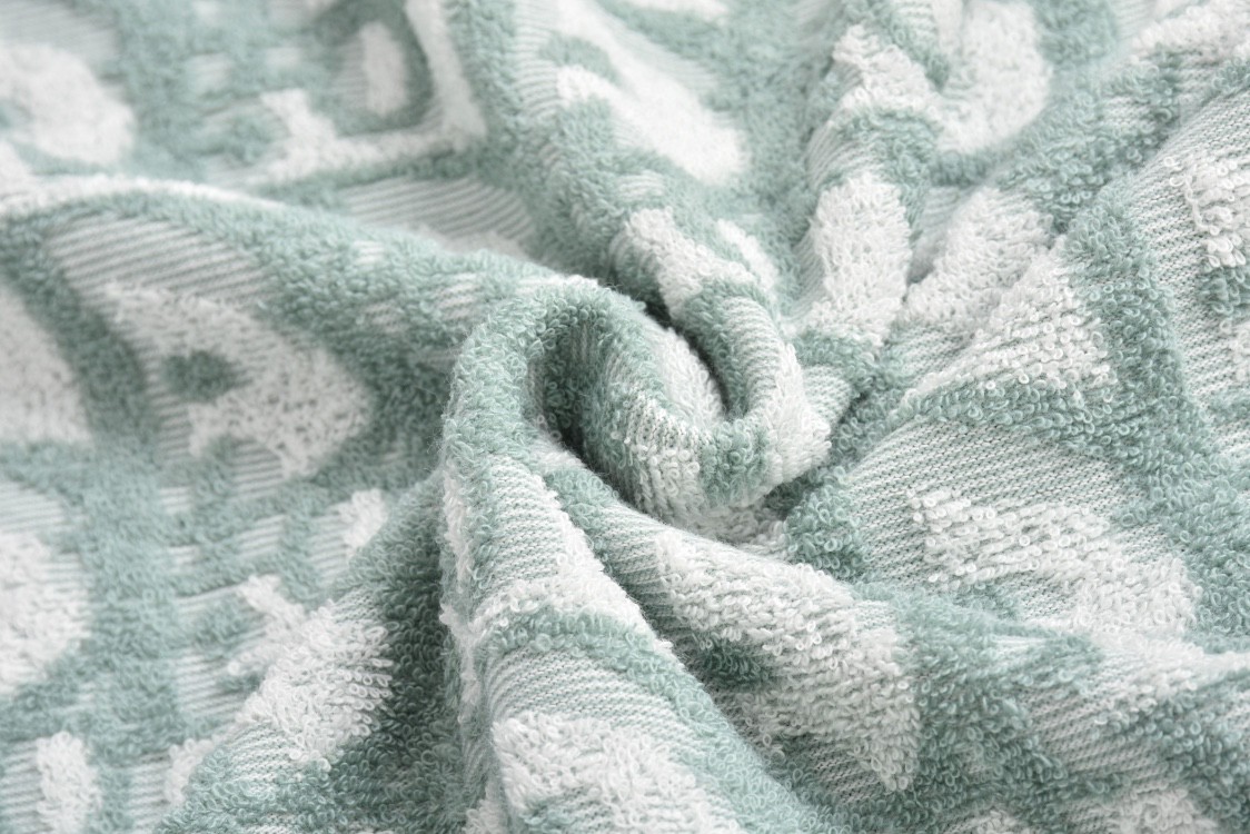 DIOR 迪奥 毛巾棉logo满印短袖 圆领 T恤 夏季 绿色 483J646A0906-C186