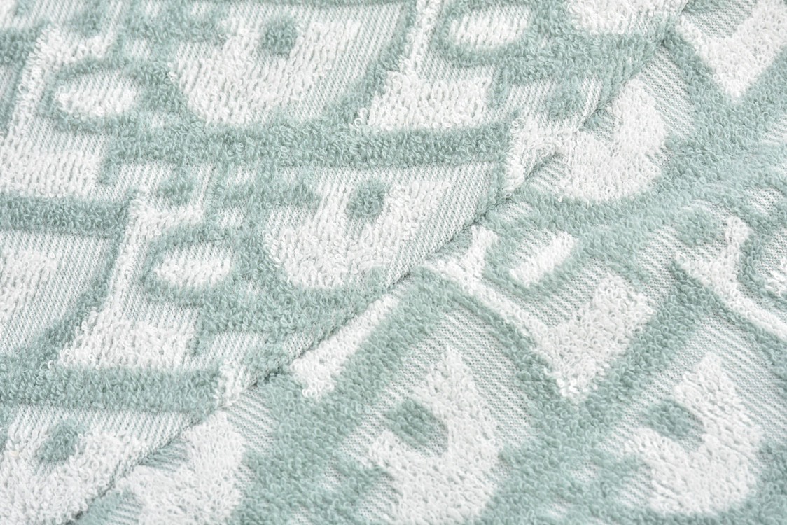 DIOR 迪奥 毛巾棉logo满印短袖 圆领 T恤 夏季 绿色 483J646A0906-C186