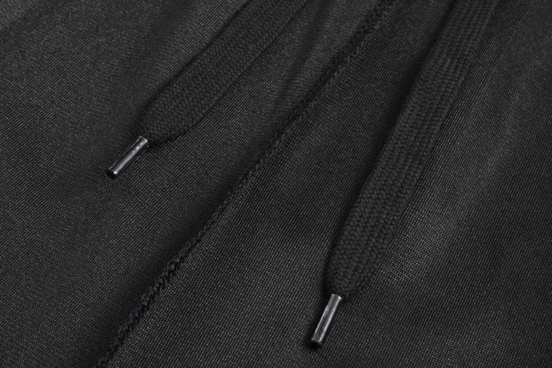 Balenciaga 巴黎世家 双环字母刺绣logo短裤 五分裤 休闲裤 运动裤 夏季 黑色