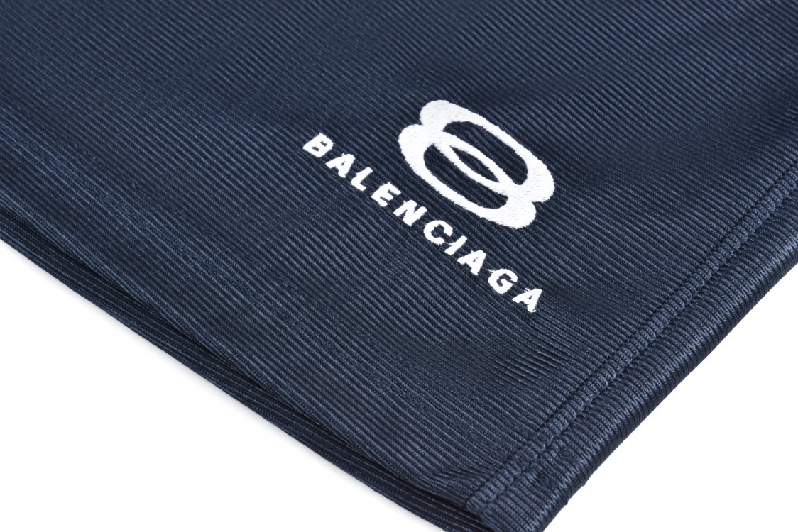 Balenciaga 巴黎世家 双环字母刺绣logo短裤 五分裤 休闲裤 运动裤 夏季 蓝色