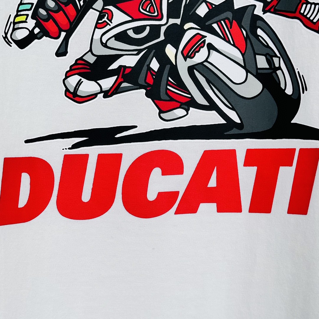 Supreme DUCATI 联名款 SS24 WEEK16 BIKE TEE 摩托车印花短袖 T恤 黑色 白色 SUP-SS24-279