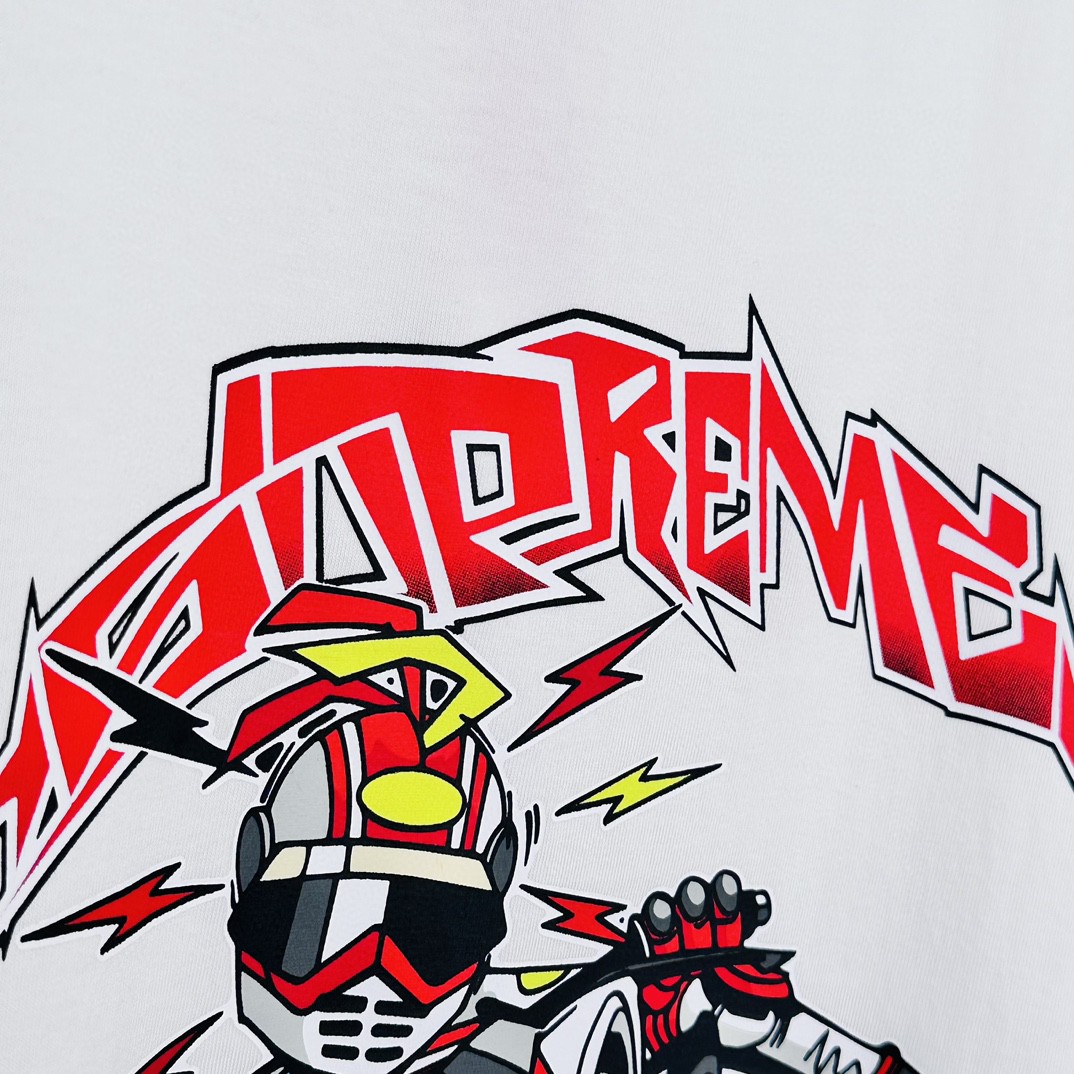 Supreme DUCATI 联名款 SS24 WEEK16 BIKE TEE 摩托车印花短袖 T恤 黑色 白色 SUP-SS24-279