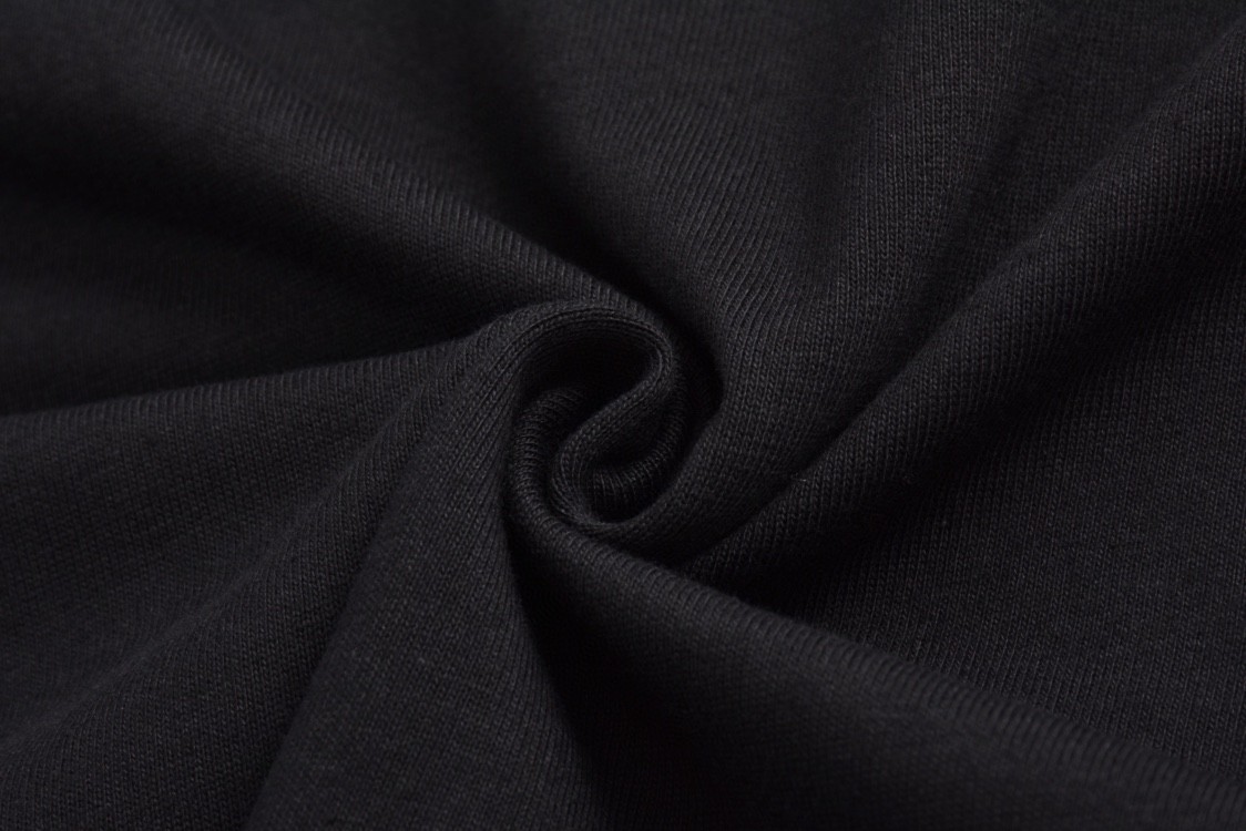 Balenciaga 巴黎世家 水钻字母logo印花短袖 T恤 夏季 黑色 777750TRVL71000