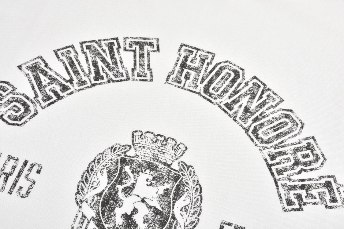 Balenciaga 巴黎世家 曼联做旧裂纹字母logo印花短袖 T恤 夏季 白色 787349TRVM59012