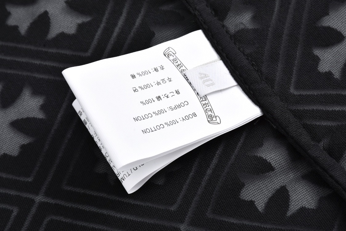 Chrome Hearts 克罗心 丝绒衬衫 长袖 外套 黑色