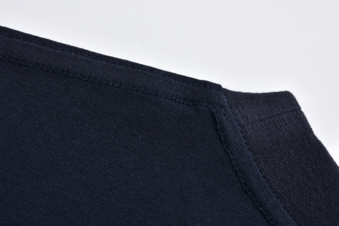 Balenciaga 巴黎世家 剪刀Saint字母logo印花短袖 T恤 夏季 深蓝色 809122TRVP18065