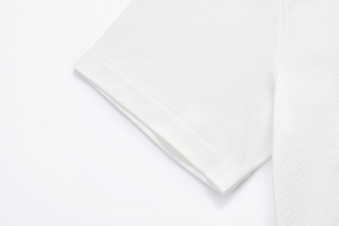 LOUIS VUITTON 路易威登 套马牛仔logo刺绣图案圆领短袖 T恤 白色 1AFXNS